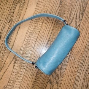Kate spade teal barrel purse